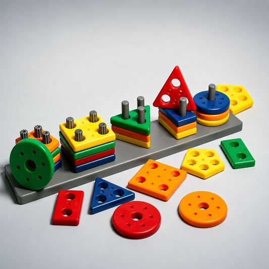 Shape Sorting Toy for Kids (Ages 2-7) | Montessori Learning Toy | Boosts Fine Motor Skills &amp; Problem Solving