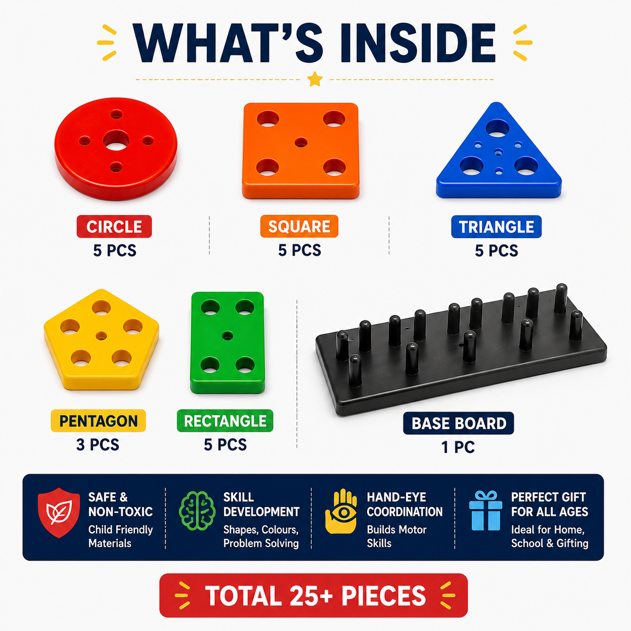 Help Your Child Learn Shapes, Colours & Problem Solving Through Play